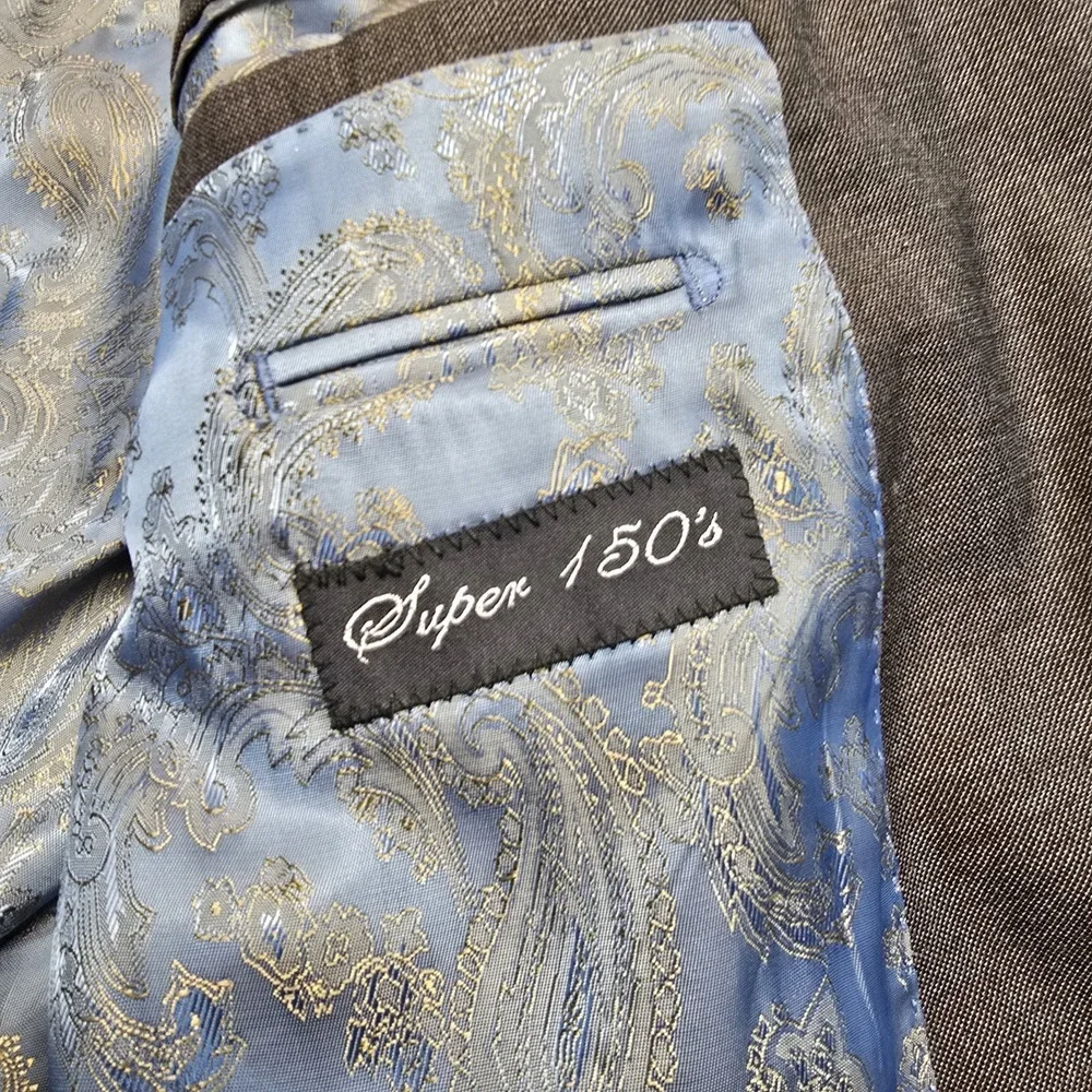 Sartoria Tosi Super 150's 100% Wool Blazer 46L Men Made In‎ Italy